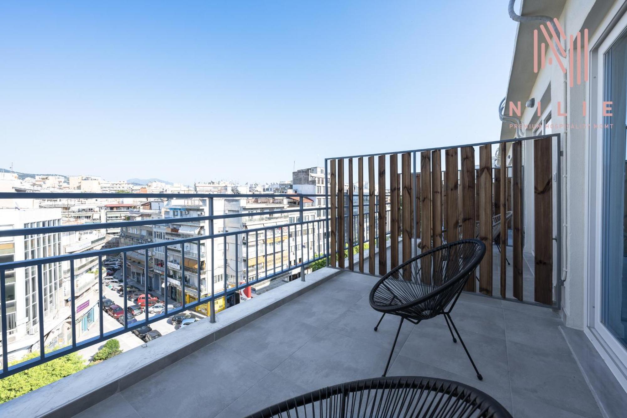 テッサロニキV1 Penthouse, Nilie Hospitality Mgmtアパートメント エクステリア 写真