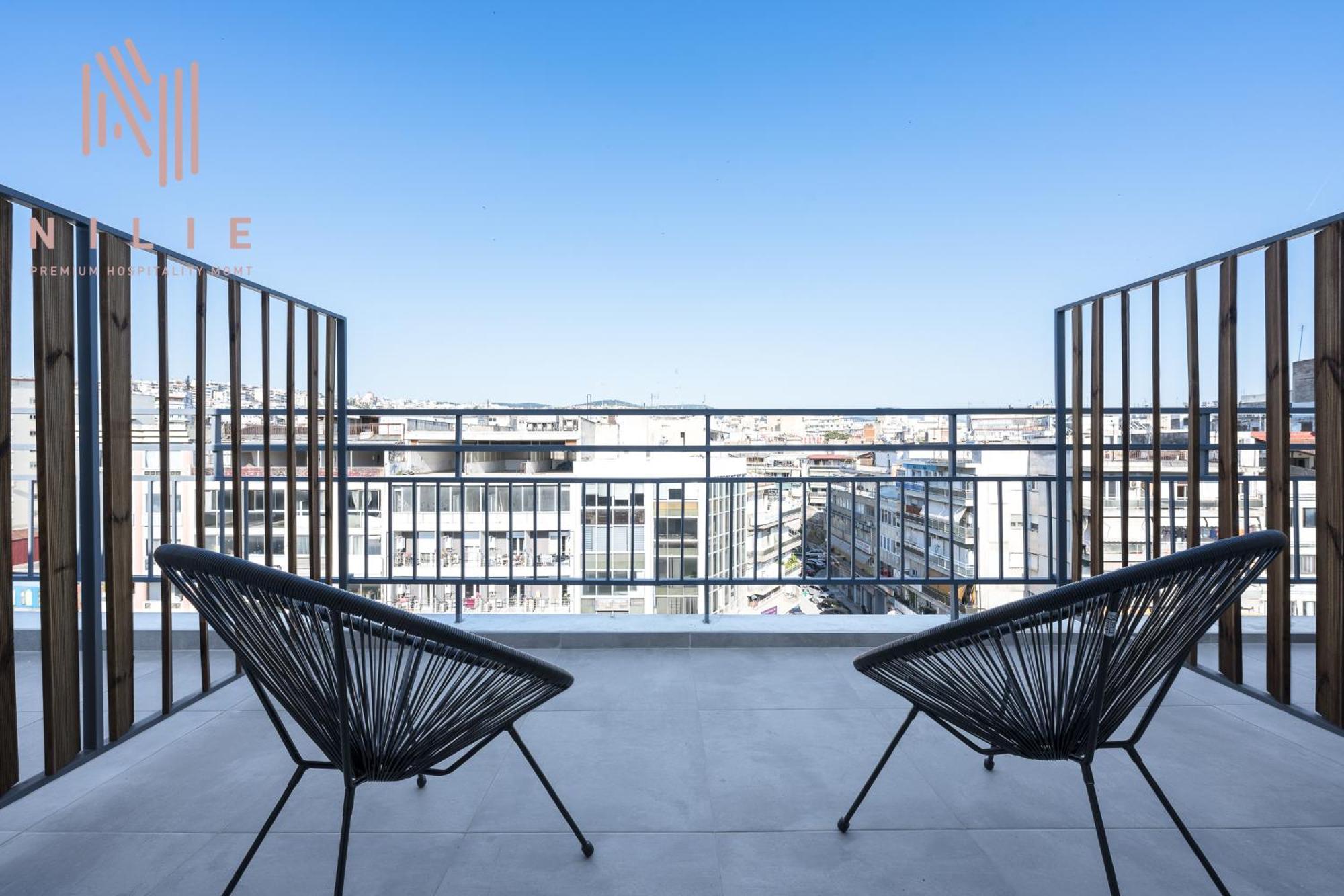 テッサロニキV1 Penthouse, Nilie Hospitality Mgmtアパートメント エクステリア 写真