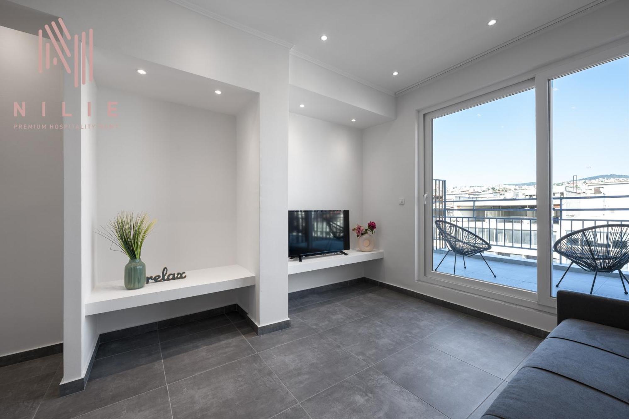 テッサロニキV1 Penthouse, Nilie Hospitality Mgmtアパートメント エクステリア 写真