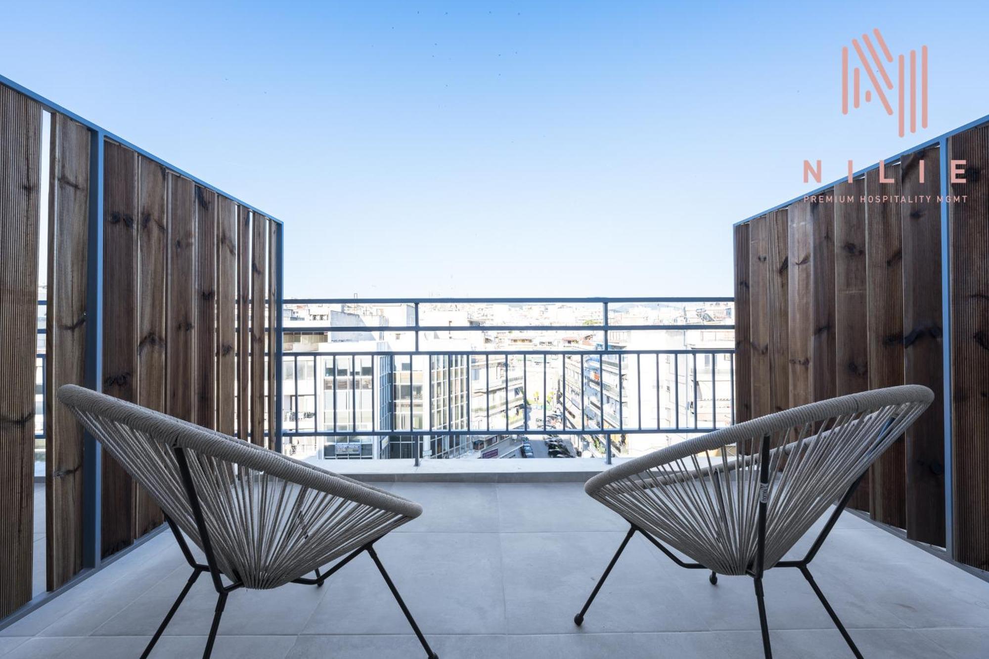 テッサロニキV1 Penthouse, Nilie Hospitality Mgmtアパートメント エクステリア 写真