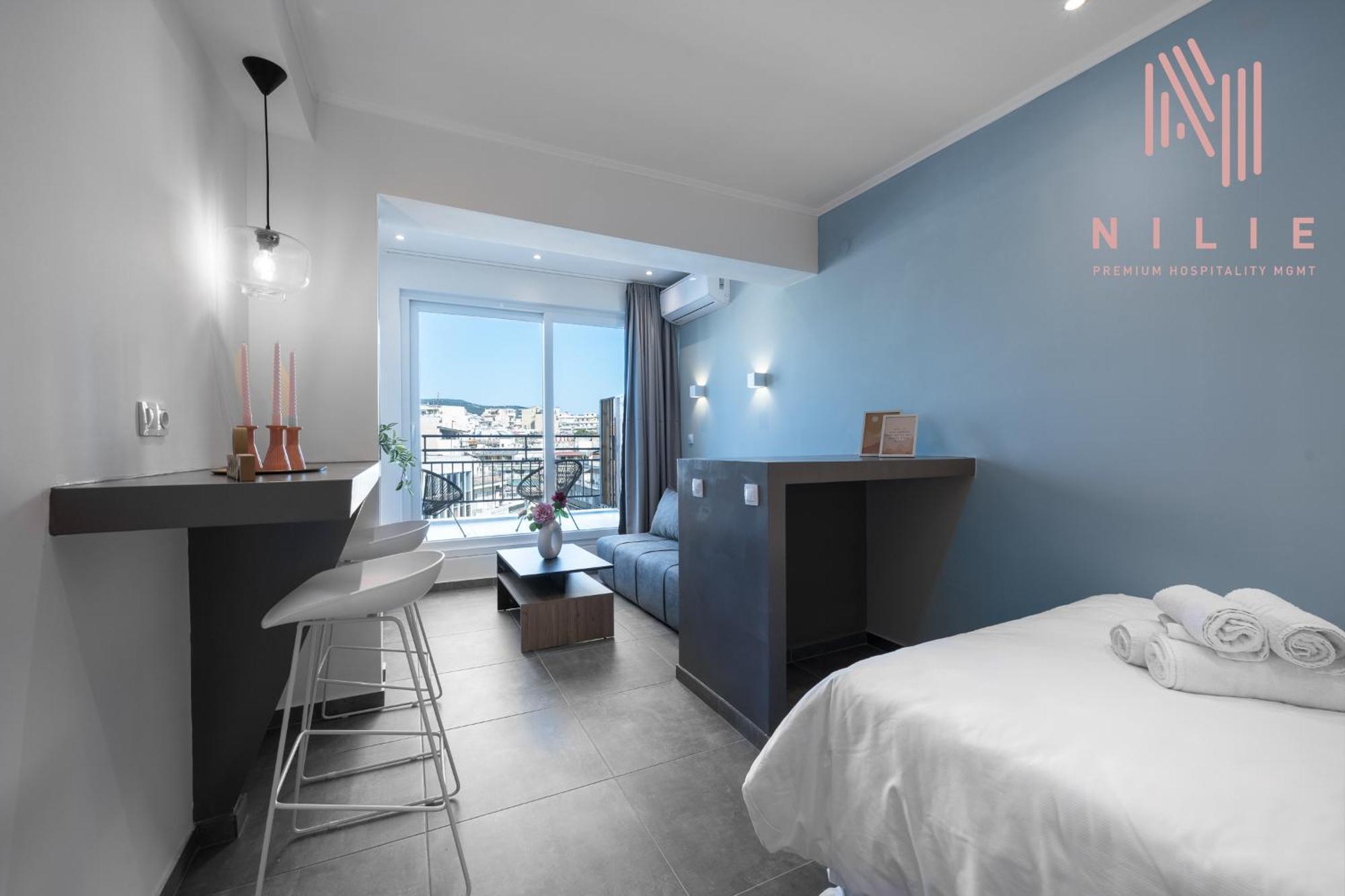 テッサロニキV1 Penthouse, Nilie Hospitality Mgmtアパートメント エクステリア 写真