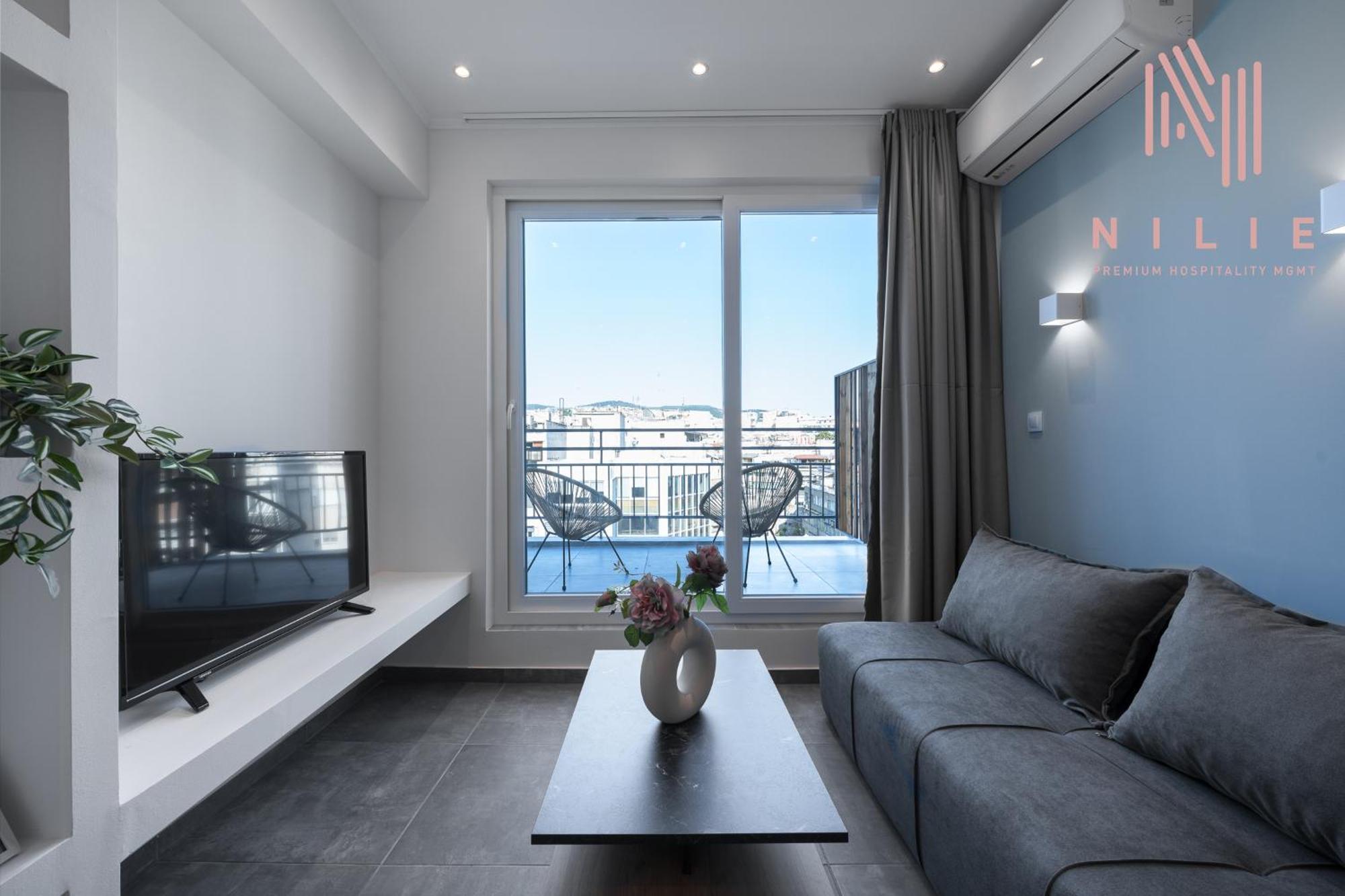 テッサロニキV1 Penthouse, Nilie Hospitality Mgmtアパートメント エクステリア 写真